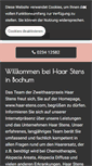 Mobile Screenshot of haar-stens.com